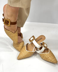 Scalzato Kiss Kriss Donna In Raffia Bicolor 8002