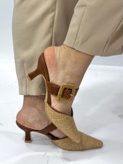 Scalzato Kiss Kriss Donna In Raffia Bicolor 8002