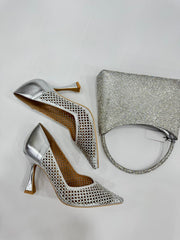 Decollete' Kiss Kriss Donna Diamond Oro-Argento 4010