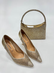 Decollete' Kiss Kriss Donna Diamond Oro-Argento 4010