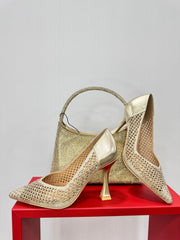 Decollete' Kiss Kriss Donna Diamond Oro-Argento 4010