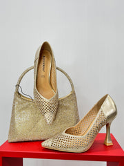 Decollete' Kiss Kriss Donna Diamond Oro-Argento 4010