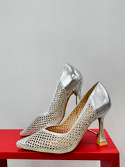 Decollete' Kiss Kriss Donna Diamond Oro-Argento 4010