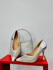 Decollete' Kiss Kriss Donna Diamond Oro-Argento 4010