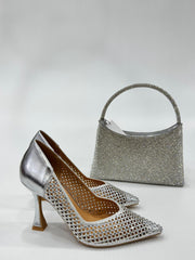 Decollete' Kiss Kriss Donna Diamond Oro-Argento 4010