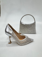 Decollete' Kiss Kriss Donna Diamond Oro-Argento 4010