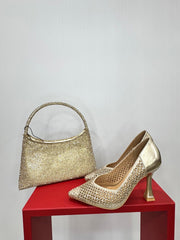 Decollete' Kiss Kriss Donna Diamond Oro-Argento 4010