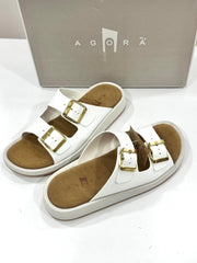 Ciabatta Agora' Donna Doppia Fibbia bd 00/524