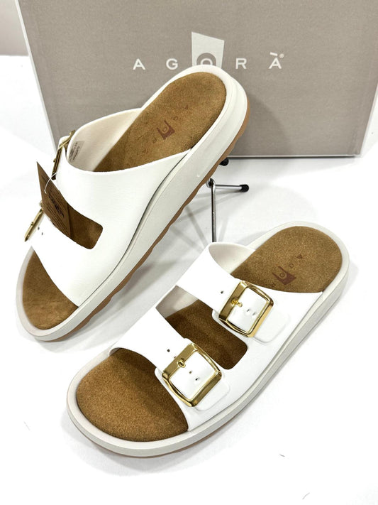 Ciabatta Agora' Donna Doppia Fibbia bd 00/524