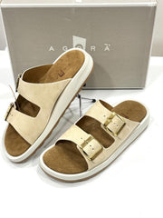 Ciabatta Agora' Donna Doppia Fibbia bd 00/524