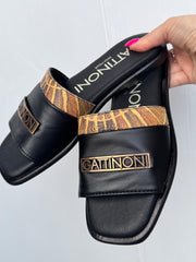 Ciabatta Gattinoni Donna Planetarium Nero PEGHN6279WHBP10