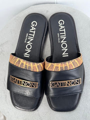 Ciabatta Gattinoni Donna Planetarium Nero PEGHN6279WHBP10