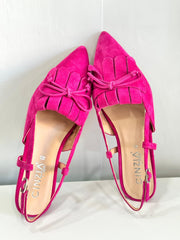 Slingback Cinzia Soft Donna Magenta Con Frange CR35015