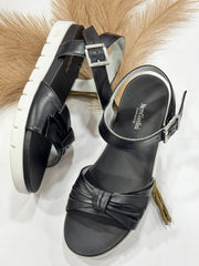 Sandalo Donna Nero Giardini P908221D