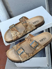 Sandali Alviero Martini Uomo doppia fascia in tessuto effetto nabuk Geo Classic 25EZ1U15795110010