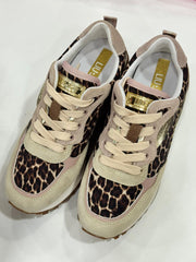Sneaker Liujo Donna Wonder 35 , Leopardato/Beige S19C1