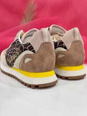 Sneaker Liujo Donna Wonder 35 , Leopardato/Beige S19C1