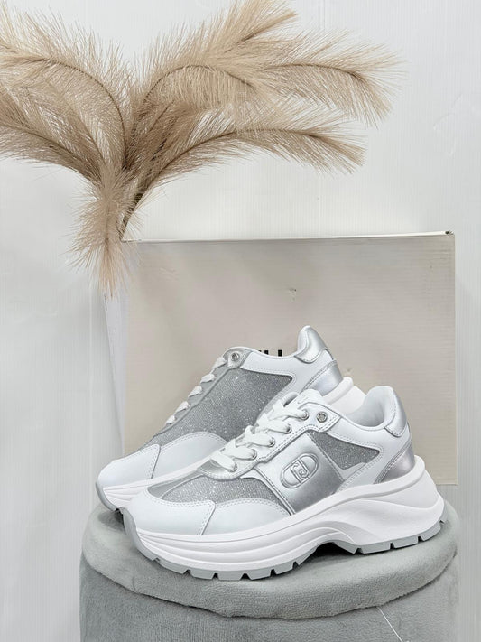 Sneakers Liujo Donna Bianco/glitter EVA02 BA5065