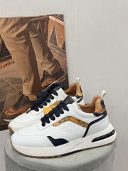 Sneakers Alviero Martini Uomo Bianco/Blu Geo Road U095