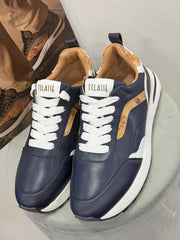 Sneakers Alviero Martini Uomo Bianco/Blu Geo Road U095