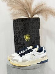 Sneakers Blauer Uomo Harper bianco-Verde SSHARPER11