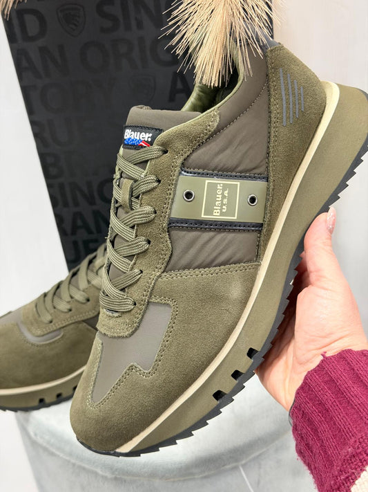 Sneakers Blauer Uomo Tokyo Verde F4TOKYO01