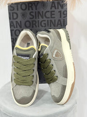 Sneakers Blauer Uomo Harper bianco-Verde SSHARPER11