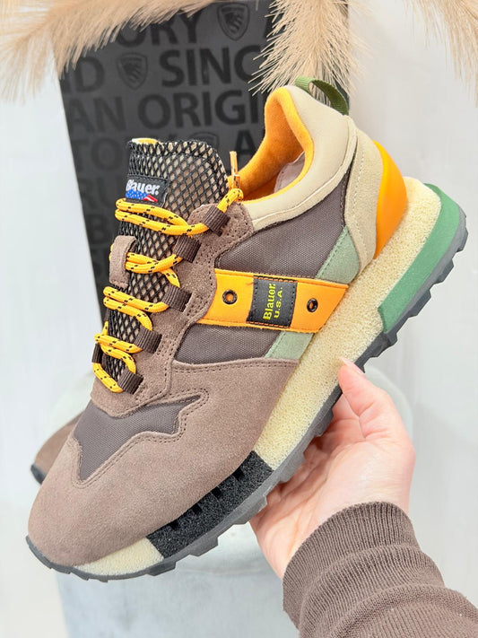 Sneakers Blauer Uomo Heron01 marrone F2HERON01