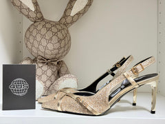 Slingback Cesare Paciotti Donna Argento -Oro 4K2606