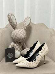 Decollete' Cesare Paciotti Donna Beige-Nero 4k2612