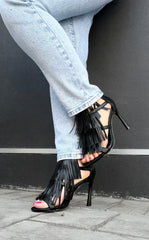 Sandalo Donna Kharisma con frange 2592
