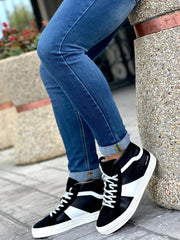 Sneakers D.A.T.E. Uomo Nero HAWK EMBIOSSED BLACK M311-HW