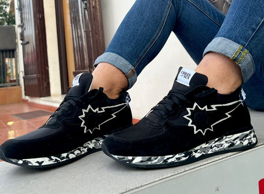 Sneakers Uomo Urban Sun Bianco-Nero Andre