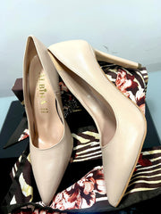 Decolletè Albina Donna Pelle Nero-Pelle Beige 1021