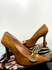 Decolletè Serena Nardi Donna Cuoio -Nero 295