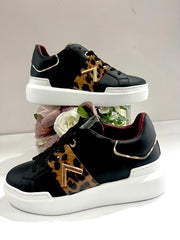 Sneakers Ed Parrish Donna Nero/Leo CKLD-GH50