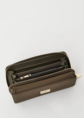 Portafoglio Gaudì zip around verde