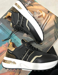 Sneakers Alviero Martini On The Road Cuoio -Bianco -Nero  Z0605 300E