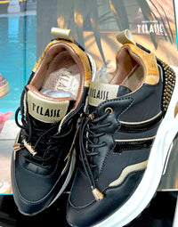 Sneakers Alviero Martini On The Road Cuoio -Bianco -Nero  Z0605 300E