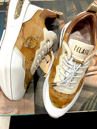 Sneakers Alviero Martini On The Road Cuoio -Bianco -Nero  Z0605 300E