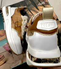 Sneakers Alviero Martini On The Road Cuoio -Bianco -Nero  Z0605 300E