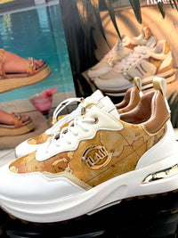 Sneakers Alviero Martini On The Road Cuoio -Bianco -Nero  Z0605 300E