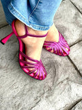Sandalo Donna Ovye' Verde-Fuxia  LF4858006