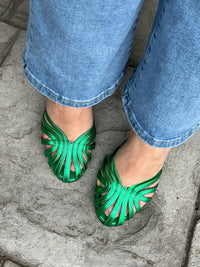Sandalo Donna Ovye' Verde-Fuxia  LF4858006