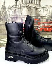 Anfibio Cult Donna Nero Slash1814  CLE103130