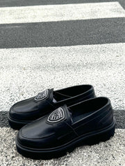 Mocassino Blauer Donna Nero Con Brillantini F3EVA05