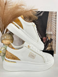 Sneakers con targhetta smaltata 1ᴬ Classe Bianche Z 1008 578C