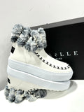 Scarpe  Gaëlle Paris Eskimo  In Pelle Con Pelliccia GBCDM2890