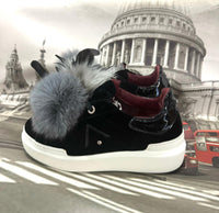 Sneakers Ed Parrish Donna Nero PonPon  CKLD-VL01