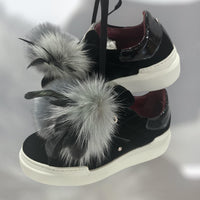 Sneakers Ed Parrish Donna Nero PonPon  CKLD-VL01